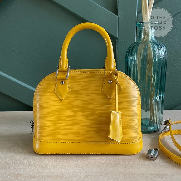 Louis Vuitton Handbags - ❌SOLD❌Louis Vuitton BB Alma EPI Citron Yellow Leather Crossbody Bag
